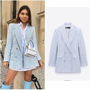 ZARA TEXTURED BLAZER